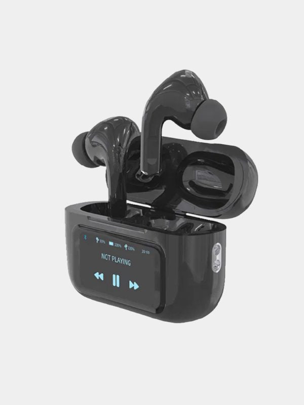 Experience Premium Sound: A9 Pro AirPods with ANC/ENC & Touch Screen – The Ultimate Wireless Earbuds!