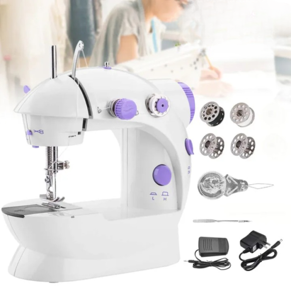"Stitch Like a Pro Anywhere: Mini Electric Sewing Machine for Home – Compact & Powerful!"